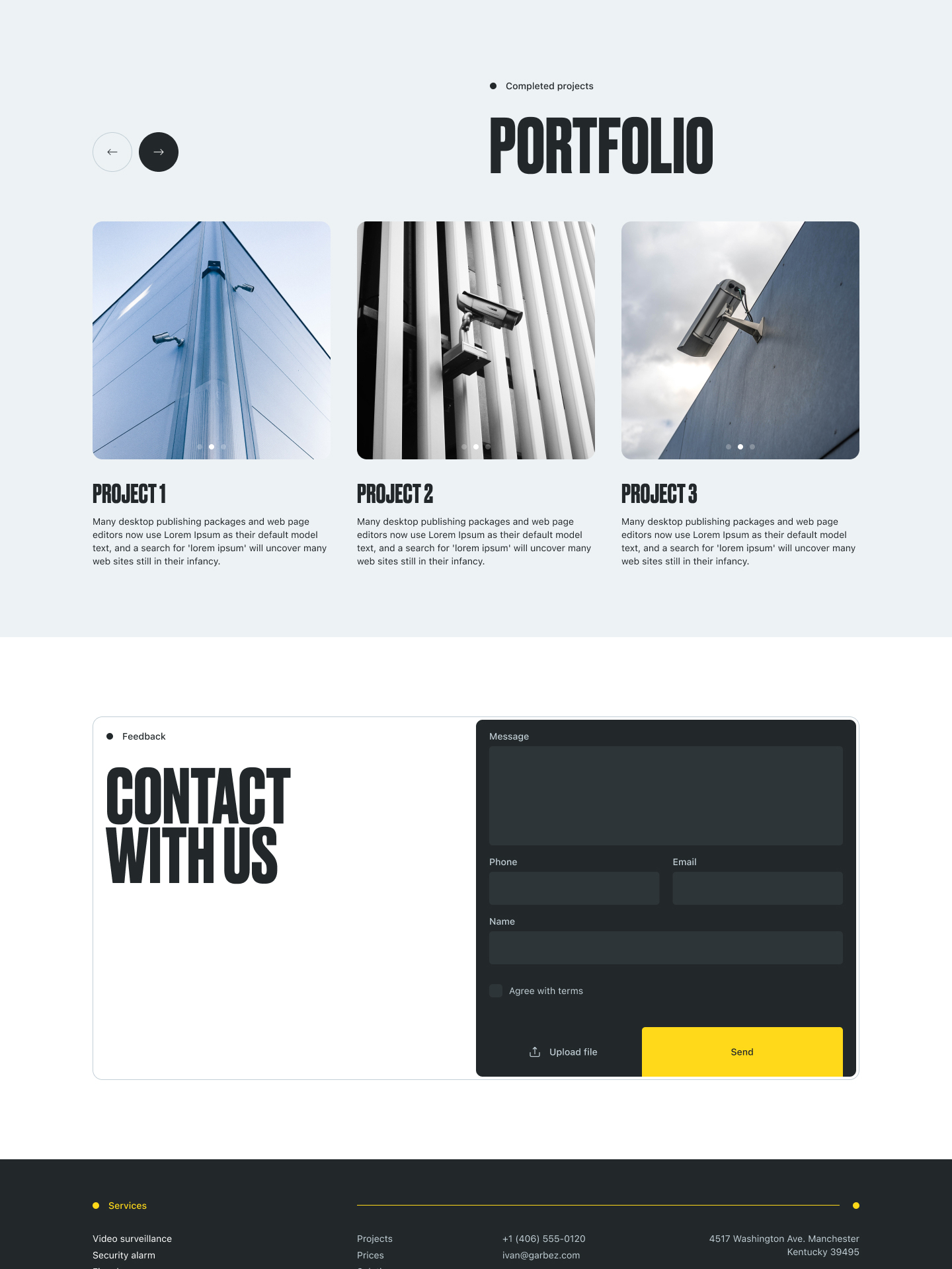 Garbez project. A bespoke website by Diafimis, with a unique design, a carefully planned structure and high-quality content prepared for SEO.
