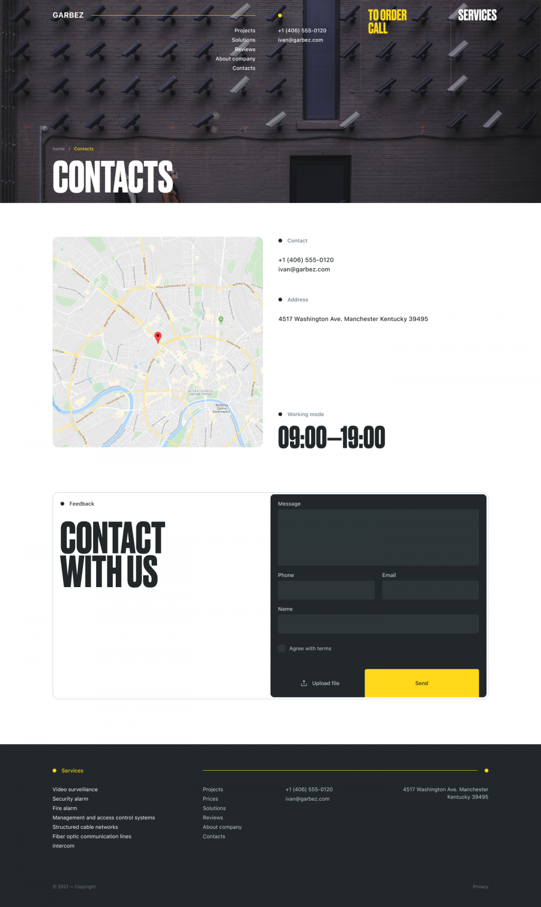 Garbez project. A bespoke website by Diafimis, with a unique design, a carefully planned structure and high-quality content prepared for SEO.