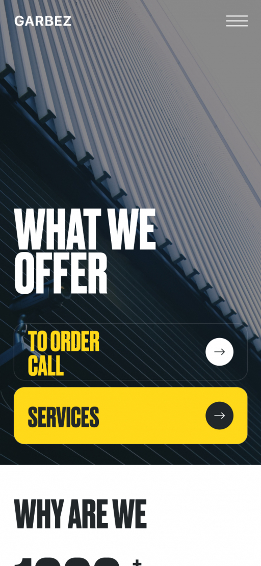 Garbez project. A bespoke website by Diafimis, with a unique design, a carefully planned structure and high-quality content prepared for SEO.