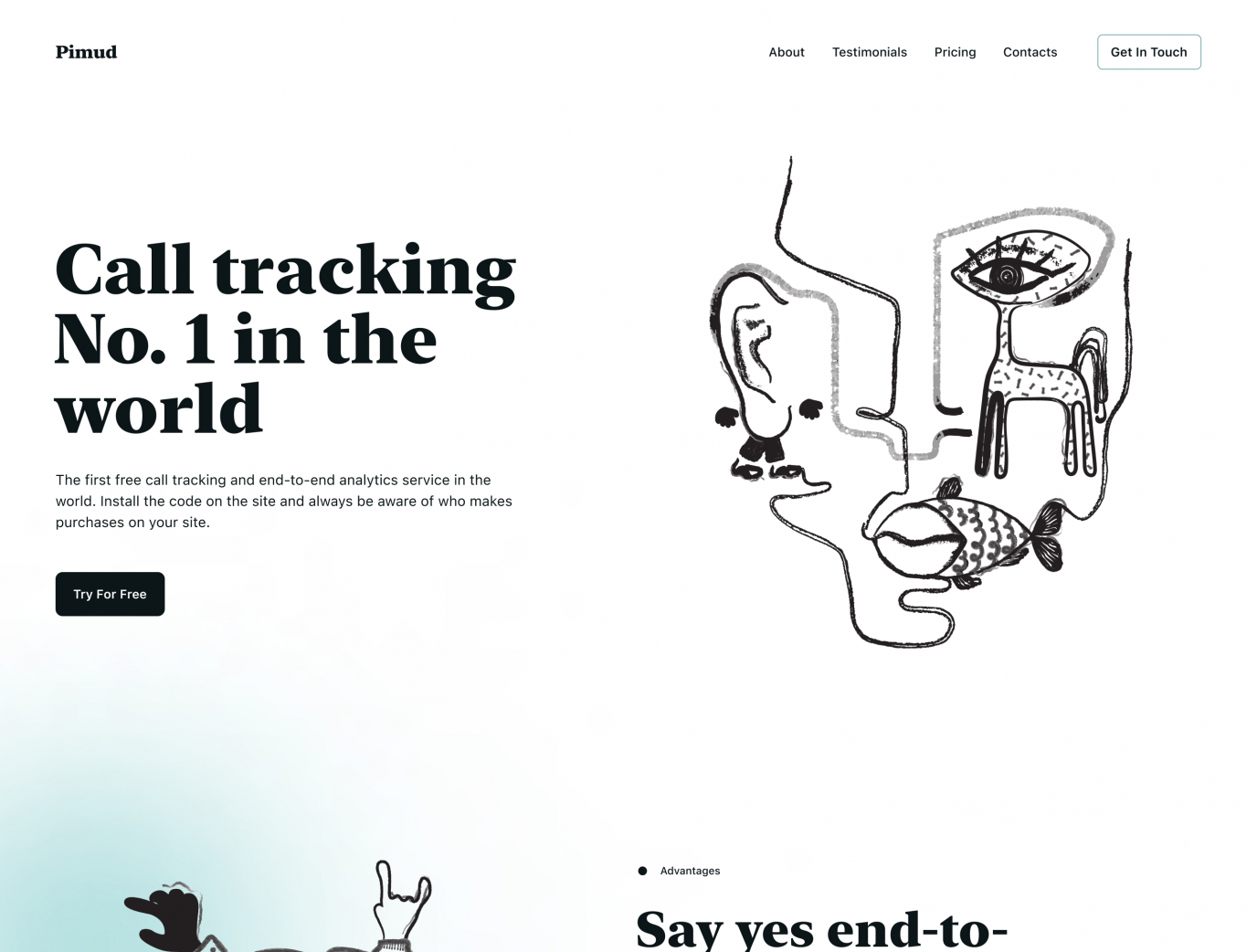 Pimud project. A bespoke website by Diafimis, with a unique design, a carefully planned structure and high-quality content prepared for SEO.