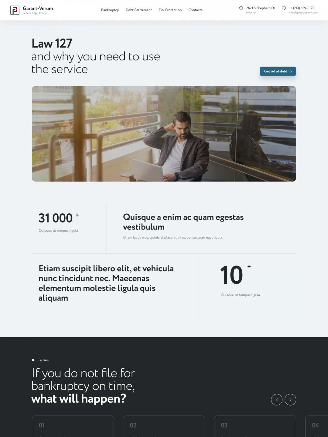 R-com project. A bespoke website by Diafimis, with a unique design, a carefully planned structure and high-quality content prepared for SEO.
