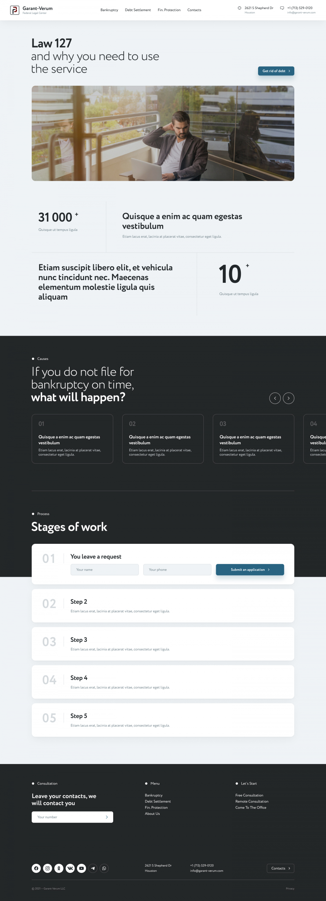 R-com project. A bespoke website by Diafimis, with a unique design, a carefully planned structure and high-quality content prepared for SEO.